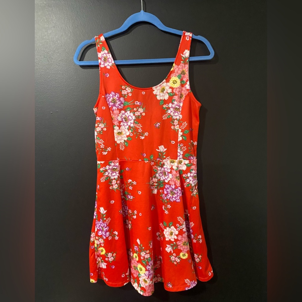Red Flower Dress